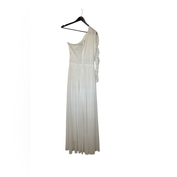 Women’s “Better Be Sure” Fashion Nova Mesh Jumpsuit in White size Large - Picture 10 of 11